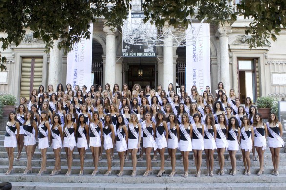MISS ITALIA È CLARISSA, 20 ANNI, FAN DI FIORELLO. PER IL 3° ANNO CONSECUTIVO VINCE LA SICILIA - FOTO ALL'INTERNO - 15/09/2014