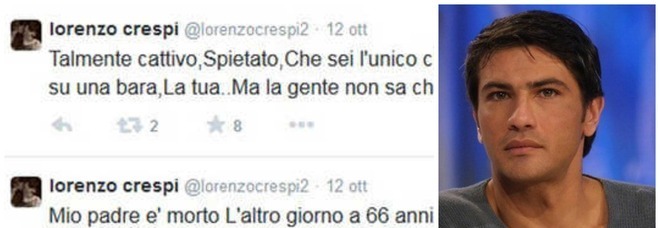 LORENZO CRESPI, FURIA CONTRO LUCIO PRESTA: ''QUANNO CA..O MORI CON I FINTI PROBLEMI DI CUORE?'' - 14/10/2014