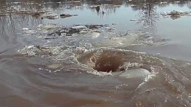 MOSTRUOSO VORTICE D'ACQUA INGHIOTTE OGNI COSA - VIDEO - 29/11/2014