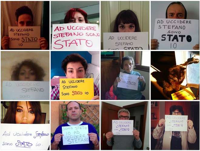 ''A UCCIDERE STEFANO CUCCHI SONO STATO IO'', LA CAMPAGNA VIRALE SU FB E TWITTER - 03/11/2014