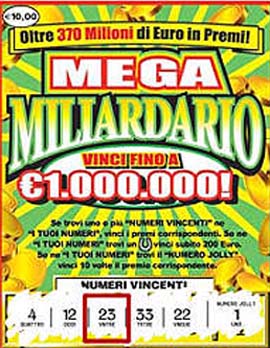 LA TRUFFA DEI GRATTA E VINCI: QUELLO CHE NON VI DICONO - 24/11/2014
