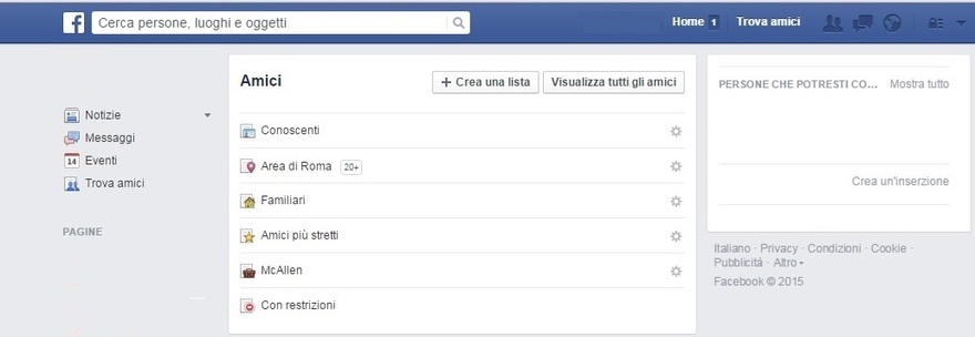 AMICI DI FACEBOOK INSOPPORTABILI? ECCO COME LIBERARSENE SENZA RIMUOVERLI - 15/01/2015
