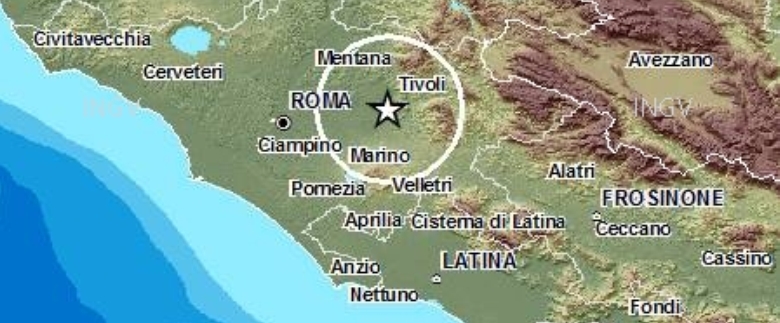 TERREMOTO VICINO ROMA: DUE SCOSSE A GUIDONIA E TIVOLI - ECCO DOVE SI E' SENTITO - 07/04/2015