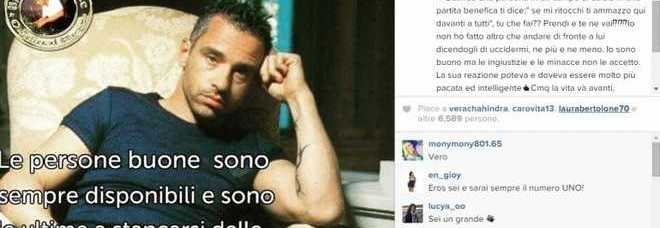 ''SE MI RITOCCHI TI AMMAZZO'', RAMAZZOTTI MINACCIATO ALLA PARTITA DEL CUORE: ECCO CHI E' STATO - 03/06/2015