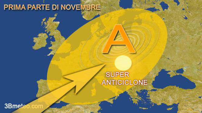 METEO: ARRIVA ''L'ESTATE DI SAN MARINO'', DURERA' A LUNGO CON UN SUPER ANTICICLONE - PREVISIONI - 29/10/2015