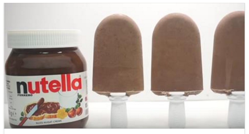 GHIACCIOLI ALLA NUTELLA: LA RICETTA GOLOSA PER L'ESTATE - 26/04/2016