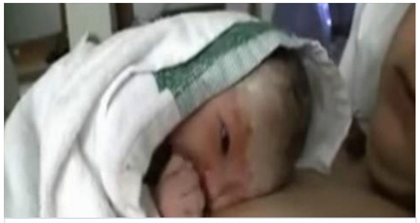 IL PADRE RIPRENDE IL FIGLIO APPENA NATO: MA GUARDATE COSA ACCADE A 0:08 - 17/05/2016