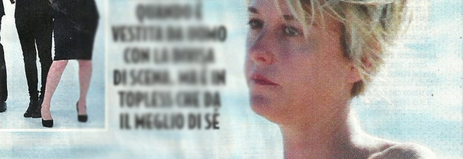 NADIA TOFFA IN TOPLESS: LA ''IENA'' IN RIPOSO AL SOLE CON L'AMICO MISTERIOSO - 23/06/2016