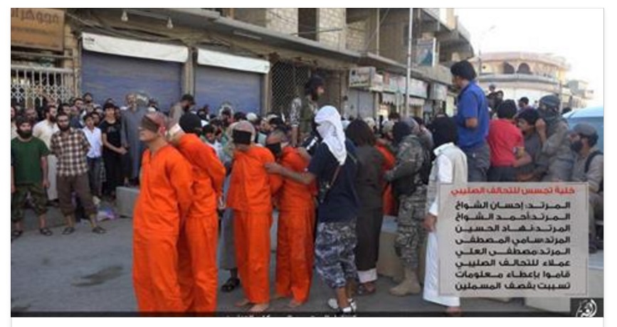 L'ISIS SE LA PRENDE CON I CALCIATORI: QUATTRO DECAPITATI DAVANTI AI BAMBINI - 12/07/2016
