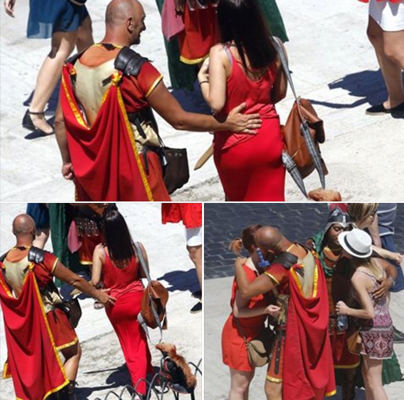 TORNANO I CENTURIONI E MOLESTANO LE TURISTE: ''UNA FOTO A ROMA COSTA CINQUE EURO'' - 18/07/2016