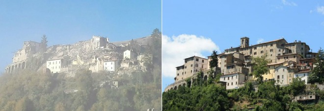 TERREMOTO, ARQUATA DEL TRONTO NON ESISTE PIU': AL POSTO DEL BORGO SOLO MACERIE - 30/10/2016