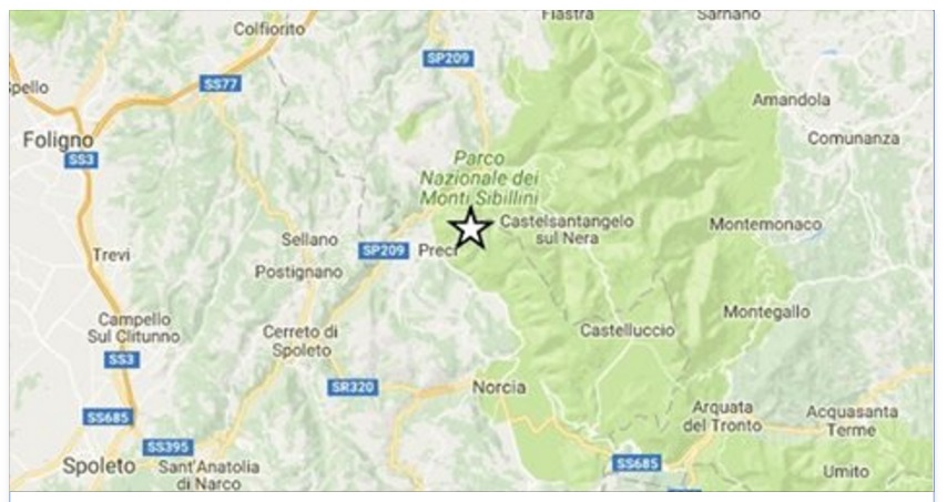 TERREMOTO, FORTE SCOSSA A PERUGIA: LA PIU' FORTE DELLO SCIAME DI OGGI - 02/11/2016