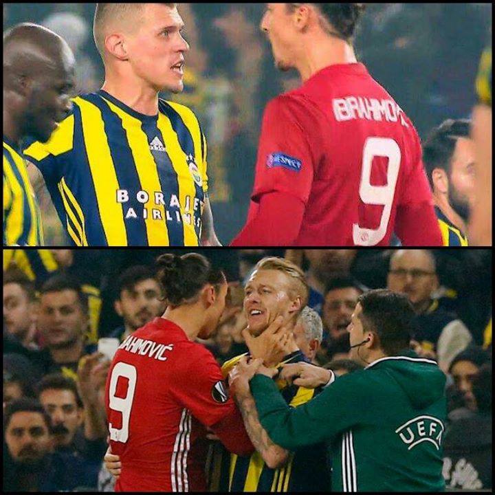 DIRETTA FENERBAHCE-MAN UTD - IBRAHIMOVIC PERDE LA TESTA ED ECCO COS'E' SUCCESSO - 03/11/2016