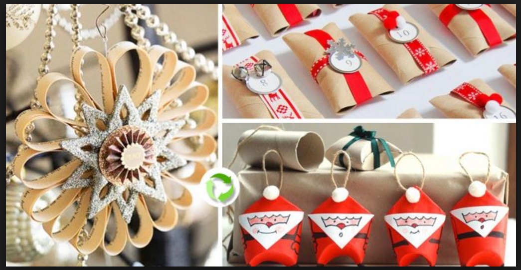 RICICLARE ROTOLI DI CARTA IGIENICA PER DECORARE CASA A NATALE! 20 IDEE CREATIVE DA COPIARE - 05/11/2016