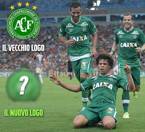 CHAPECOENSE, UFFICIALIZZATO IL NUOVO LOGO: IN RICORDO DEI CALCIATORI SCOMPARSI - ECCO COME CAMBIA - 09/12/2016