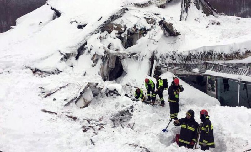 HOTEL RIGOPIANO: ARRIVA UN'ALTRA DRAMMATICA NOTIZIA - 22/01/2017