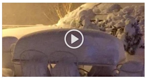 L'HOTEL RIGOPIANO GIA' SOMMERSO DALLA NEVE POCO PRIMA DELLA VALANGA: L'ULTIMO VIDEO PRIMA DELLA TRAGEDIA - 22/01/2017