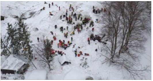 HOTEL RIGOPIANO: SMENTITA LA VOCE DELLA MORTE DEL GIOVANE CAMERIERE DIRAMATA IERI SERA: ECCO COS'E' ACCADUTO - 23/01/2017
