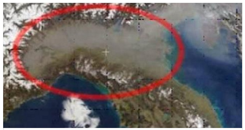 LA FOTO DELLA NASA CHE STA FACENDO TREMARE IL NORD ITALIA - 28/01/2017