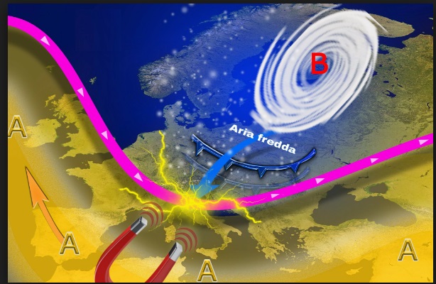 PREVISIONI METEO CAMBIA TUTTO: I METEOROLOGI NONO HANNO PIU' DUBBI: ''TORNA L'INVERNO E LA NEVE NEL WEEKEND'' - 22/03/2017