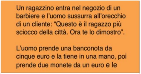 LO CHIAMAVANO IL RAGAZZINO PIU' STUPIDO DELLA CITTA'... - 24/03/2017