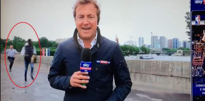LO SCIPPO E INSEGUIMENTO IN DIRETTA SU SKY: FINISCE IN MEZZO ANGELO MANGIANTE - VIDEO - 20/06/2016