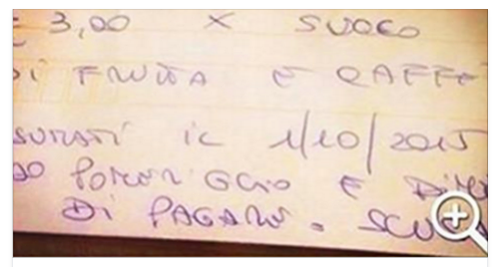 DIMENTICA DI PAGARE IL CONTO: POI IL GIORNO DOPO ARRIVA UNA BUSTA AL BAR - 10/07/2016