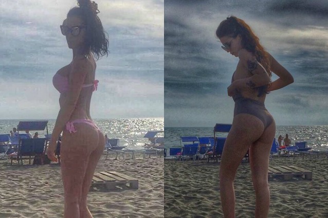 MAMMA E FIGLIA SI SFIDANO A COLPI DI BIKINI: TRA LORO 19 ANNI DI DIFFERENZA - LE AVETE RICONOSCIUTE? - 03/07/2016