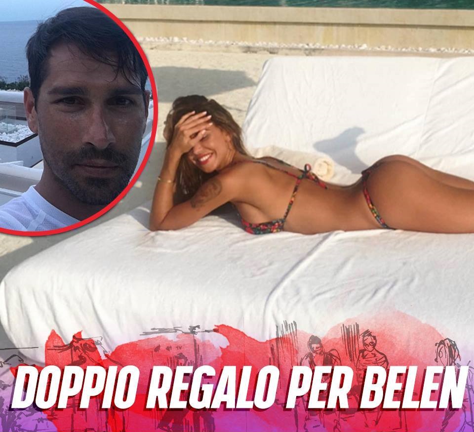 BORRIELLO PRIMA INCOMINCIA A SEGUIRLA SU INSTAGRAM POI LE ARRIVA UN ENORME REGALO: ECCO COS'E' STATO RECAPITATO A CASA DI BELEN - 10/07/2016
