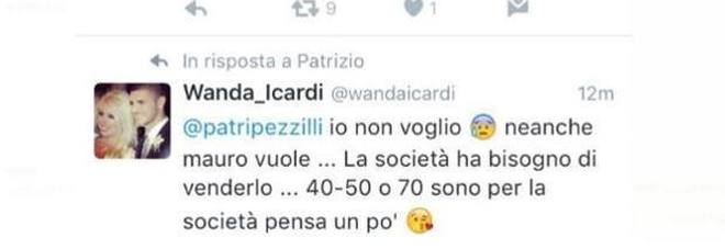 WANDA NARA, BUFERA SOCIAL CONTRO L'INTER: ''VOGLIONO VENDERE ICARDI, SPIACE ANDARE VIA'' - 10/07/2016