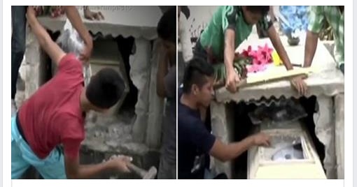 SENTONO URLA PROVENIRE DALLA BARA DELLA LORO FIGLIA DEFUNTA: ECCO COSA HANNO TROVATO - 26/06/2016