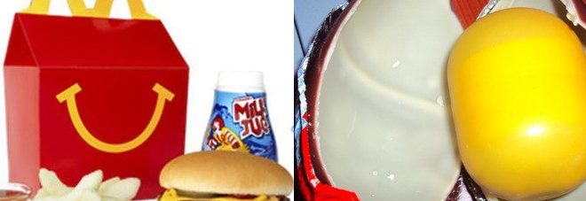 STOP ALLA VENDITA DELL'UOVO KINDER E DELL'HAPPY MEAL, DA OGGI SCATTA IL DIVIETO: ECCO PERCHE' - 27/06/2016