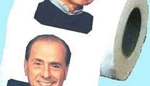 CARTA IGIENICA COL VOLTO DI BERLUSCONI. LA PROCURA: 'NESSUN REATO' - FOTO - 19/03/2013