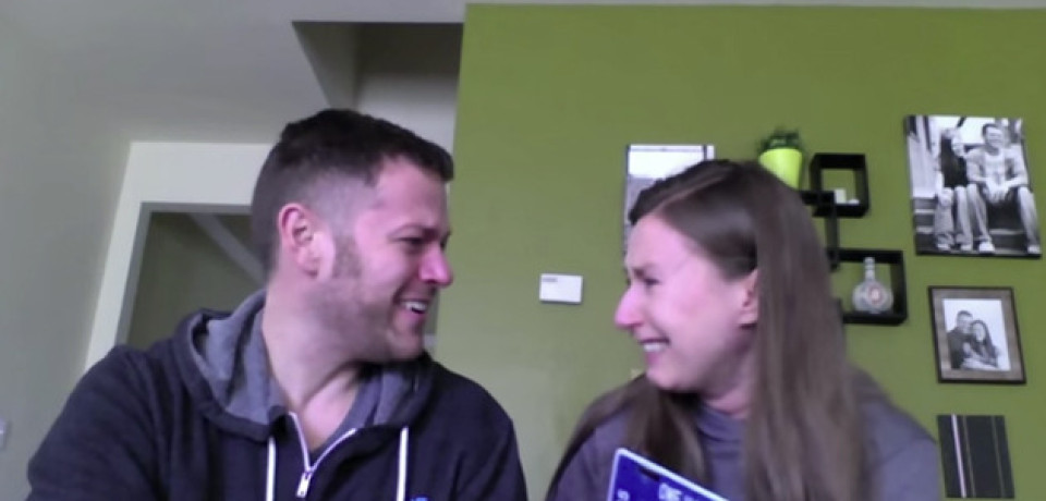 ''AMORE SONO INCINTA'': IL COMMOVENTE ANNUNCIO AL MARITO - VIDEO - 20/05/2015