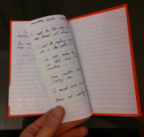 RAGAZZA PARLA NEL SONNO: IL FIDANZATO DECIDE DI SCRIVERE TUTTO SU UN QUADERNO. LEGGI - 21/05/2015