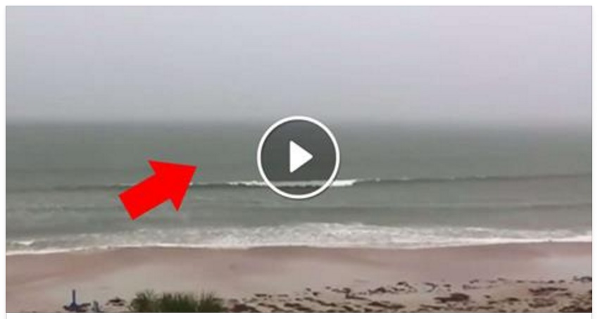 RIPRENDEVA LA SPIAGGIA CON IL SUO CELLULARE: HA REGISTRATO UN FENOMENO QUASI IMPOSSIBILE DA CATTURARE - 11/01/2017
