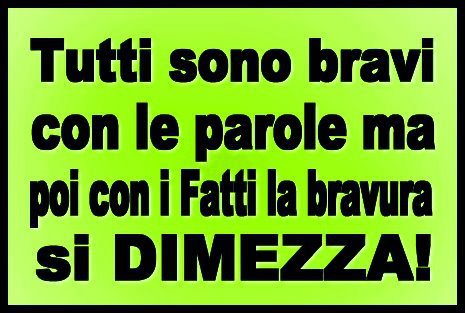 'E PAROLE SE LE PORTA VIA ER VENTO !! - 03/07/2012
