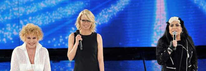 ORNELLA VANONI E LOREDANA BERTÈ, LITE IN TV: SCINTILLE AD 'AMICI 13'. IRA DE FILIPPI - 04/05/2014