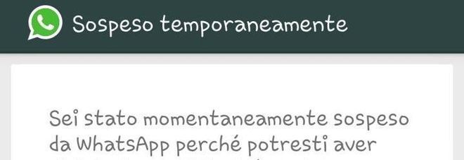 WHATSAPP SOSPENDE TEMPORANEAMENTE ALCUNI ACCOUNT, ECCO IL MOTIVO - 21/01/2015