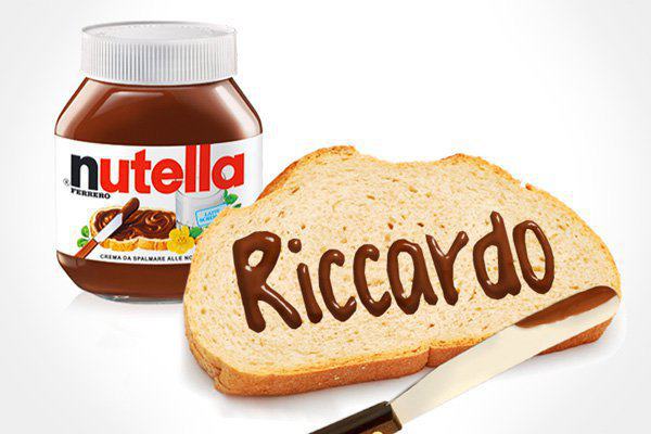 Il tuo nome con pane e nutella - 18/04/2012