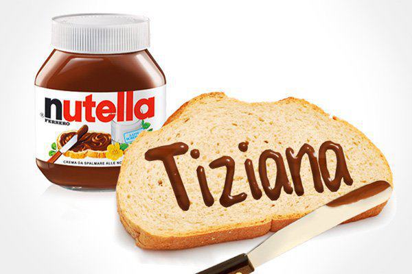 Il tuo nome con pane e nutella - 18/04/2012
