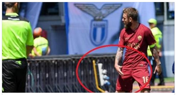 GUAI PER LA ROMA - VERGOGNA DE ROSSI, DOPPIA STANGATA PER LA ROMA. CLAMOROSO GESTO VERSO... - 01/05/2017