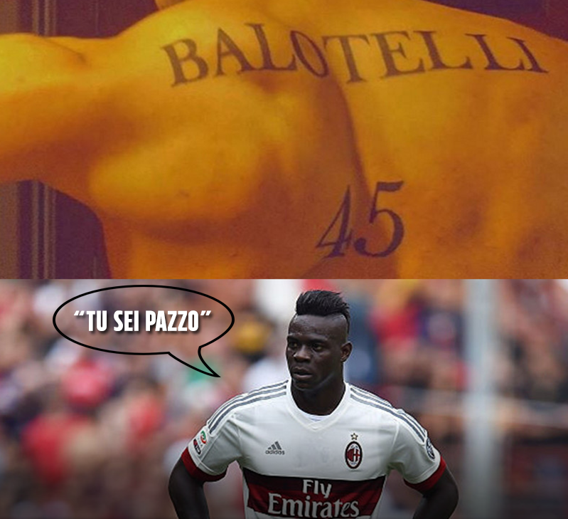 ''TU SEI PAZZO'' LA REAZIONE DI SUPERMARIO AL TATUAGGIO ''FOLLE'': ECCO CHI HA COMPIUTO IL GESTO - 20/01/2016