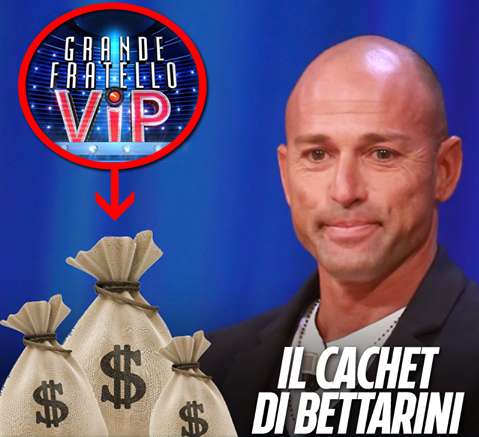 CACHET GF - ECCO REALMENTE QUANTI SOLDI HA PRESO BETTARINI PER IL REALITY - RESTERETE DI STUCCO - 05/12/2016
