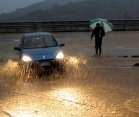 MALTEMPO, ACCADRA' DALLE ORE 12:00 - SCATTA L'ALLERTA - 05/12/2016