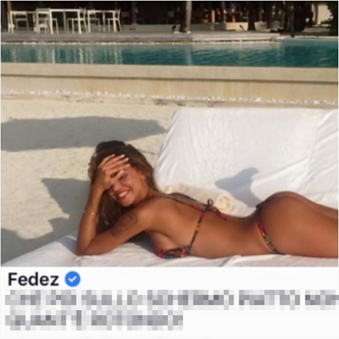 PUBBLICA QUESTA FOTO E IL COMMENTO E'  MOLTO CHIARO: MA LA REAZIONE DI FEDEZ E' IMMEDIATA - ECCO COS'E' SUCCESSO - 07/07/2016