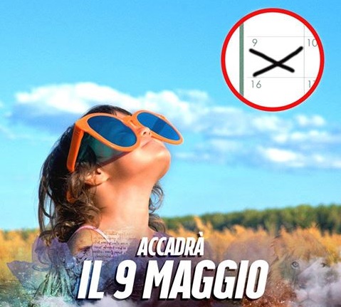 ACCADRA' IL 9 MAGGIO ALLE 13:12 - E' CONSIDERATO L'EVENTO DELL'ANNO DA NON PERDERE - 04/05/2016