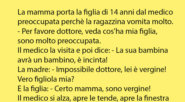 LA MADRE PORTA LA FIGLIA DAL MEDICO... - 21/05/2016