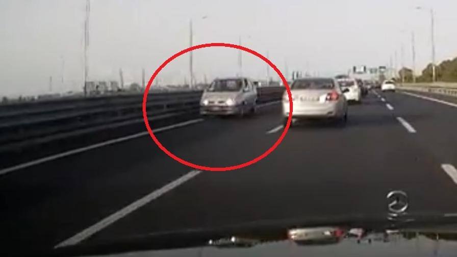 93ENNE CONTROMANO IN AUTOSTRADA, SI SCONTRA CON DUE AUTO - 26/06/2016