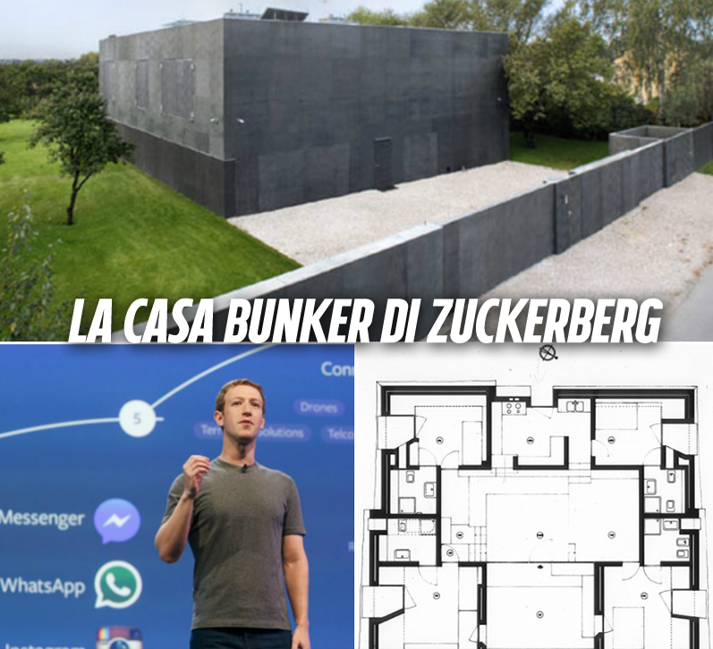 ZUCKERBERG HA COSTRUITO UN'IMMENSA CASA BUNKER: ECCO IL PERCHE' DI TUTTO CIO' - 29/05/2016